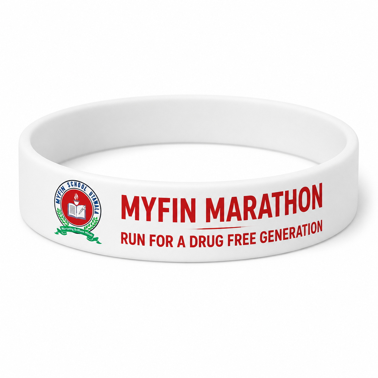 Myfin School Run Bracelet — Myfin Marathon, Run for a Drug Free Generation