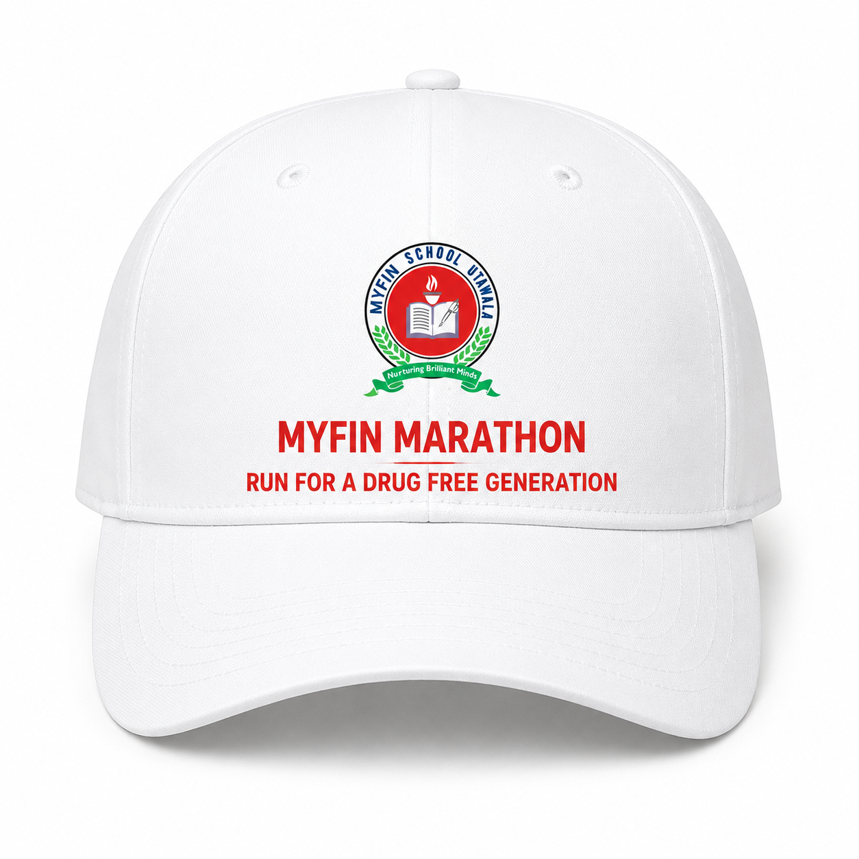 Myfin School Run Cap — Myfin Marathon, Run for a Drug Free Generation